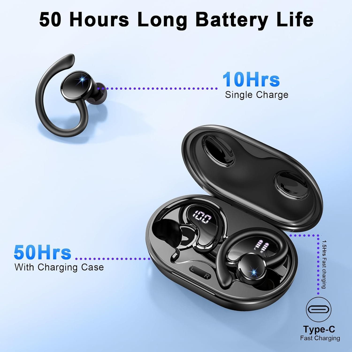 Auriculares BT 5.4 50H ENC