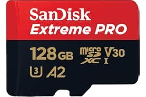 SanDisk Extreme PRO 128GB tarjeta microSDXC + ad