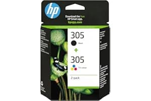 HP 305 6ZD17AE Pack de 2 Cartuchos de Tinta Negr