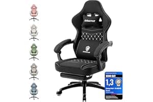 Dowinx Silla Gaming de Tela con Reposapiés Abati — sillas gaming nº5 en Amazon España