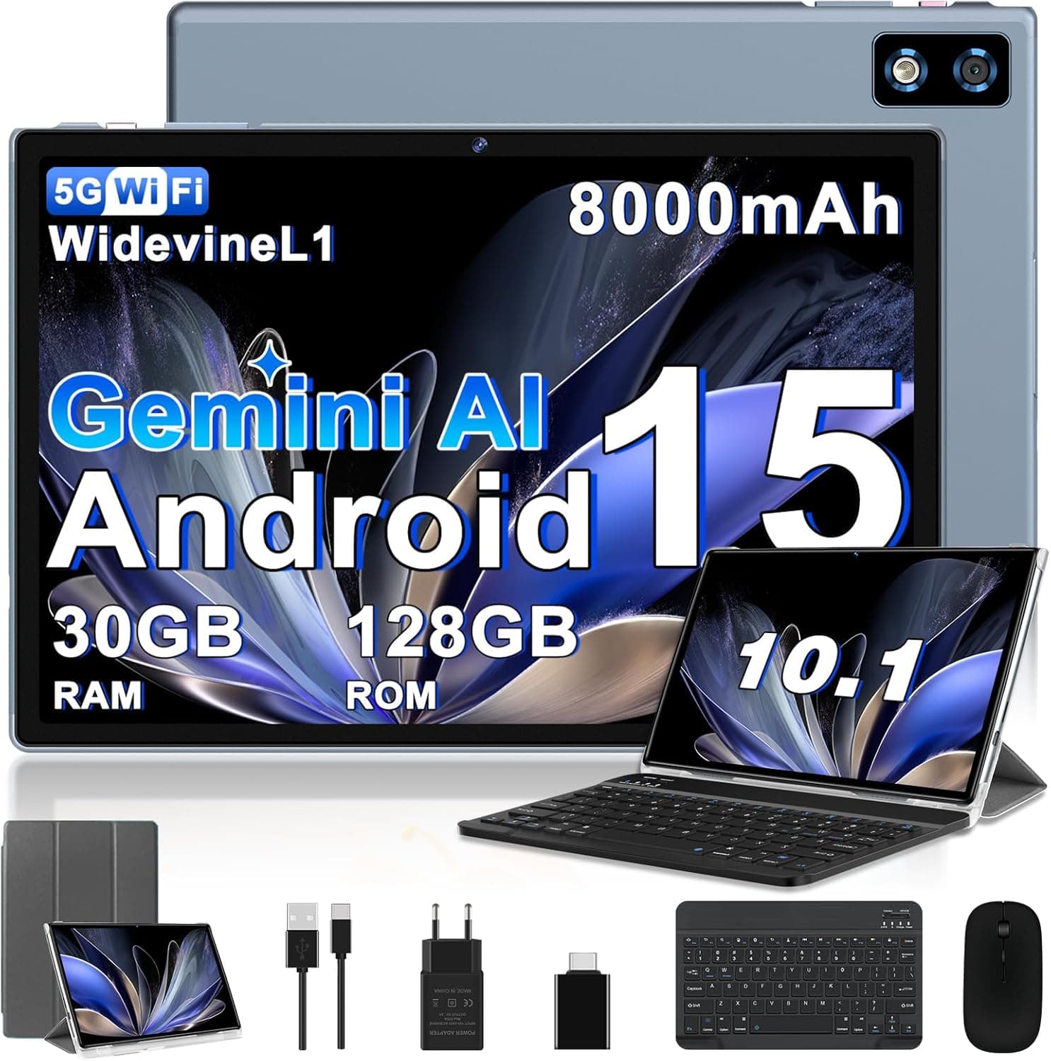 BIEGEDY Tablet 10" Android 15