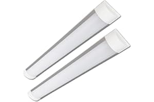 LED ATOMANT Pack 2x Pantalla Luminaria LED integ — tiras led nº9 en Amazon España