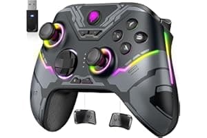 EasySMX X15 Mando PC Inalámbrico con Luz RGB – G