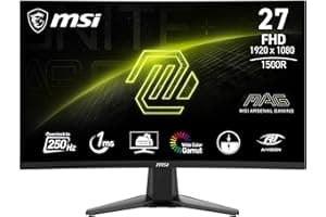 MSI mag 27C6F Monitor Curvo Gaming FHD de 27"