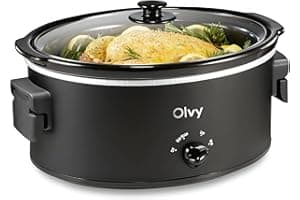 Olvy Slow Cooker 6L - Olla interior de cerámica