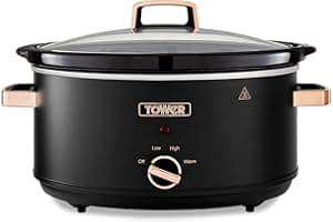 Tower T16043BLK Olla de Cocción Lenta de 6.5 Lit — ollas programables nº6 en Amazon España