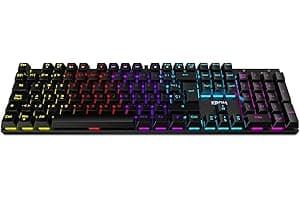 KROM KASIC – Teclado mecánico Gaming RGB con swi — mejor teclados gaming más vendido en Amazon España