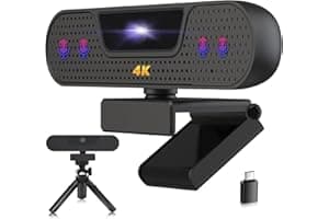 VIZOLINK W8GS Webcam 4K Full HD Webcam con Micro